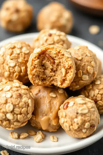 Nutty Bliss Gluten-Free Protein Powder Energy Bites presentation