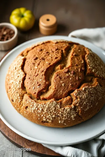 Nutty & Rustic Gluten-Free Rye Bread presentation