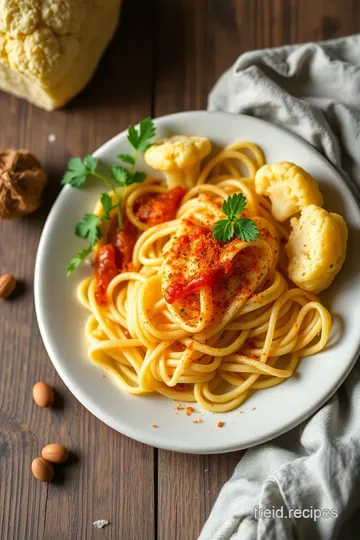 Quick Harissa Cauliflower Pasta Recipe ingredients