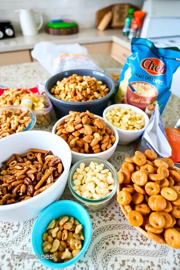 Oven-Baked Chex Mix: Irresistibly Tasty Snack ingredients