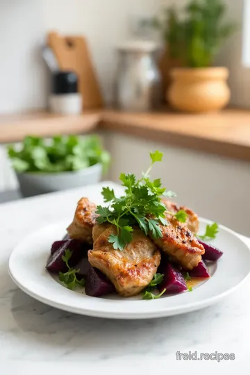 Pigeon & Beetroot Salad Recipe steps