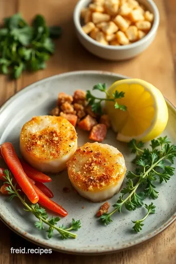 Pan-fried Scallops with Parsnip Purée ingredients