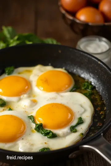 Fried Spinach Eggs: A Quick Persian Breakfast Delight steps