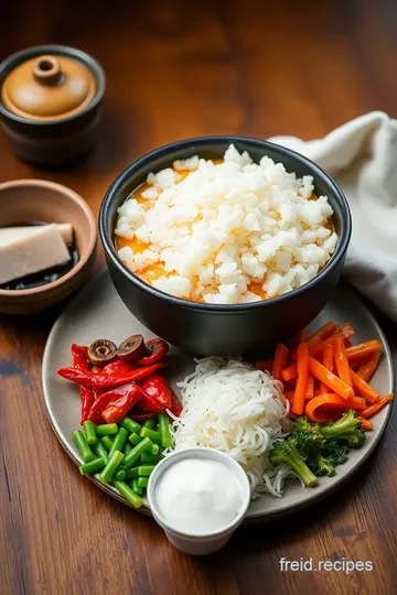 Korean-Style Rice Pot: A Quick and Flavorful Delight ingredients