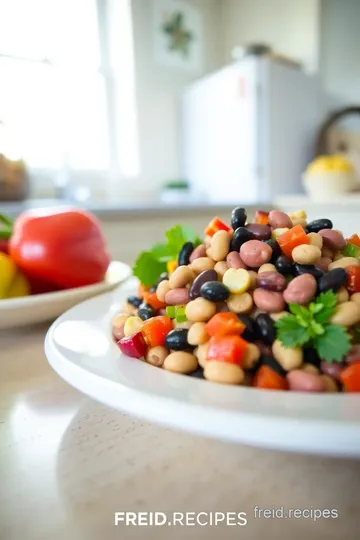 Dense Bean Salad Recipe steps