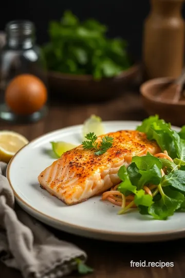 Crispy Pan-Fried Salmon with Little Gem Lettuce ingredients