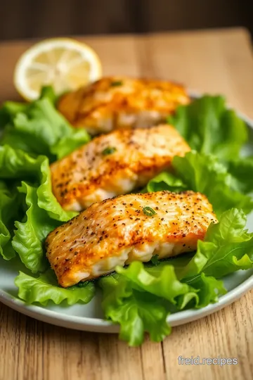 Crispy Pan-Fried Salmon with Little Gem Lettuce steps