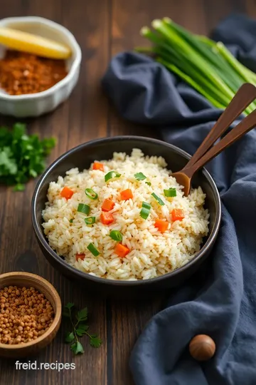 Speedy Spicy Turkey Rice ingredients