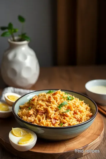 Speedy Spicy Turkey Rice presentation