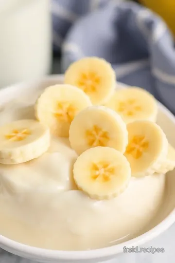 Vanilla Pudding with Bananas and Vanilla Wafers presentation