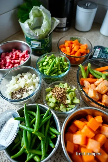 Chow Chow Recipe ingredients