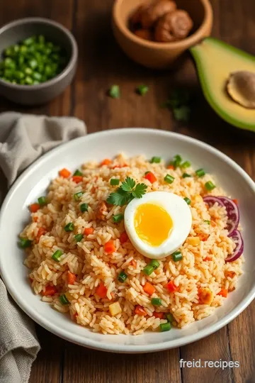 Veggie Egg-Fried Rice ingredients