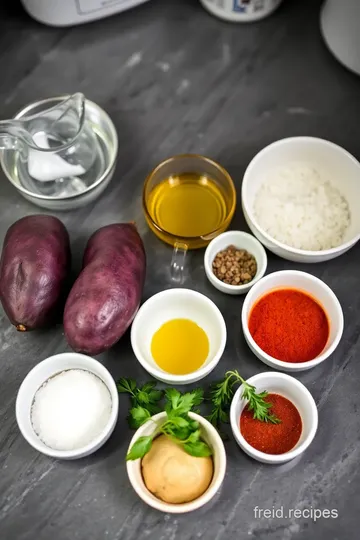 Roasted Purple Sweet Potatoes ingredients