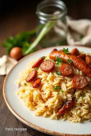 Sizzling Sausage Fried Rice: A Quick and Flavorful Delight ingredients