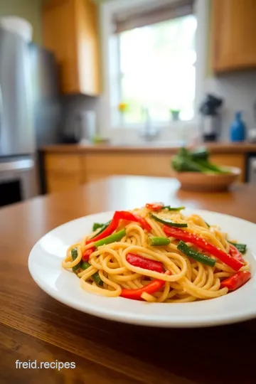 Spicy Fideo Noodles with Vegetables steps