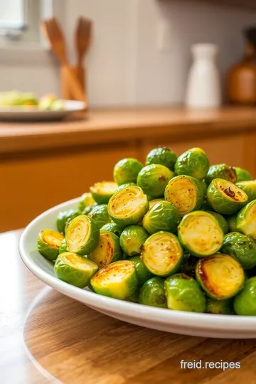 Savory Garlic Roasted Brussels Sprouts steps