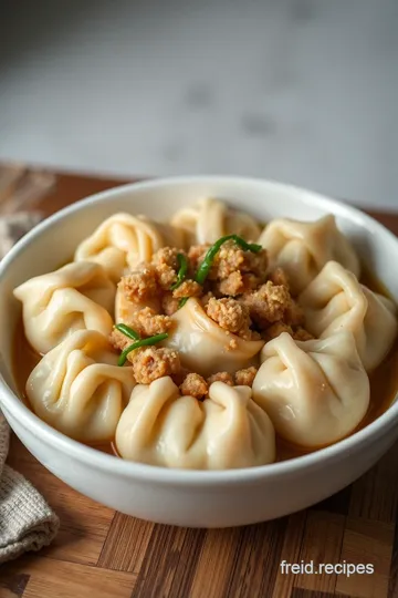 Savory Gluten Free Soup Dumplings presentation