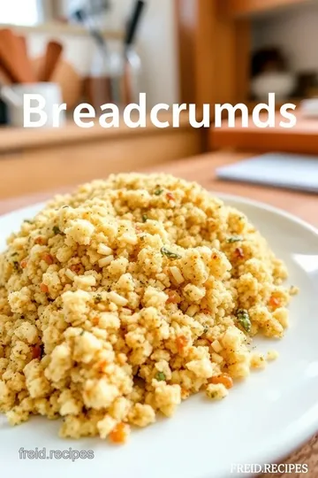 Savory Shar Gluten Free Breadcrumbs steps