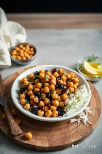 Easy Smoky Chickpea Salad Recipe ingredients