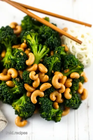 Stir-Fried Broccoli with Cashews & Oyster Sauce ingredients