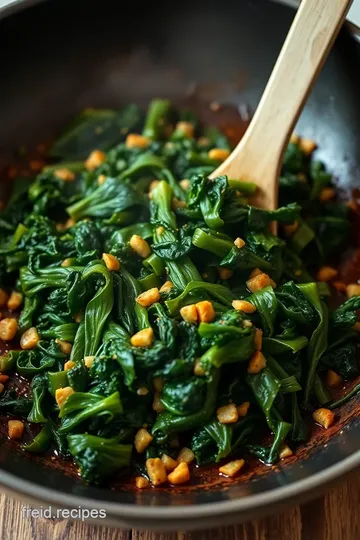 Stir-Fried Curly Kale with Chilli & Garlic steps