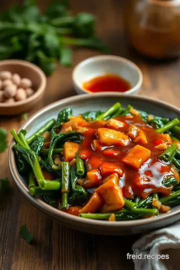 Stir-Fried Greens with Oyster Sauce ingredients