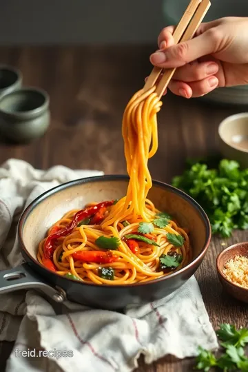 Noodles with Stir-Fried Chilli Veg steps