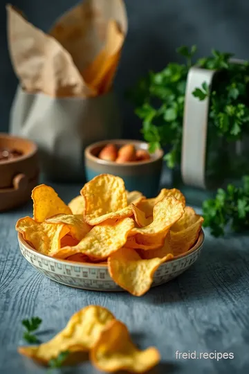 Air Fryer Potato Chips - Super Crispy Snack ingredients