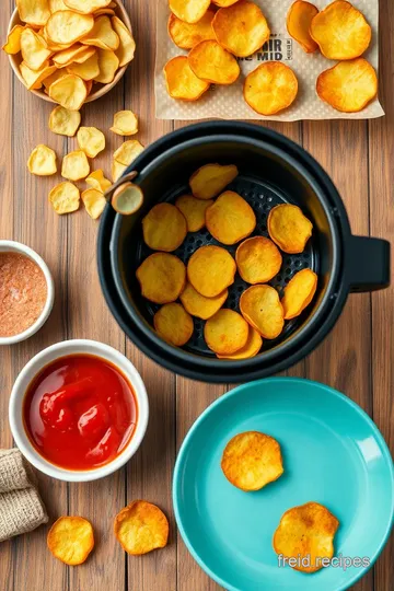 Air Fryer Potato Chips - Super Crispy Snack steps