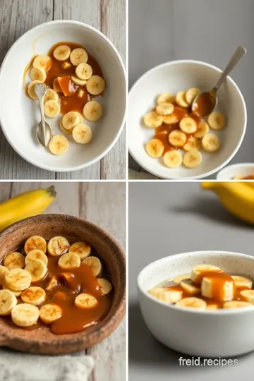 Sautéed Banana Dessert with Toffee Sauce steps