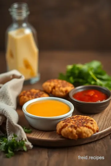 Fried Cheese Croquettes with Tangy Sauce ingredients