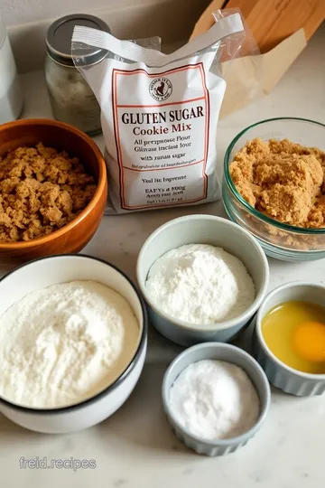 Ultimate Gluten Free Cookie Mix ingredients