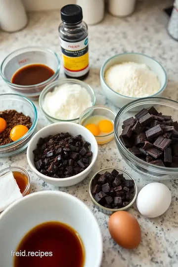 Coffee Infused Chocolate Mousse ingredients