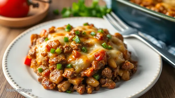 Philly Cheesesteak Casserole