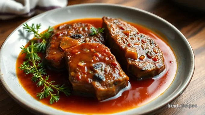 Savory Braised Beef Steaks in Flavorful Sauce