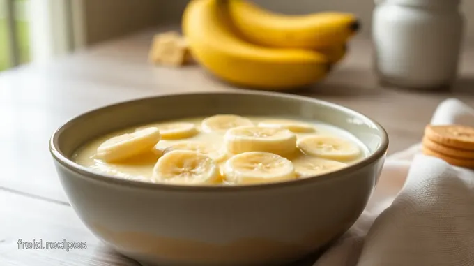 Creamy Banana Pudding with Condensed Milk