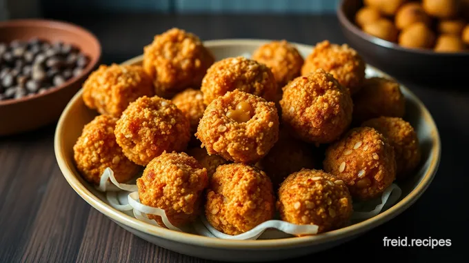 Crispy Chickpea Bites with Spicy Avocado Dip