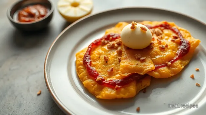 Fried Malpua with Rabri Delight