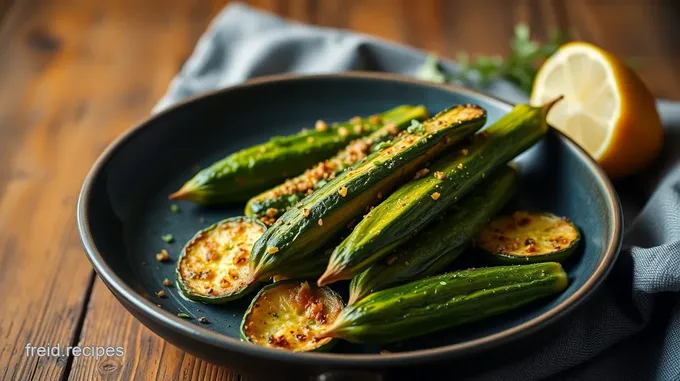 Flash-Fried Courgettes with Garlic Flavor