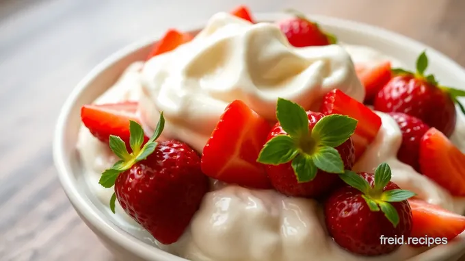 Easy Fresas con Crema - Sweet & Creamy Delight