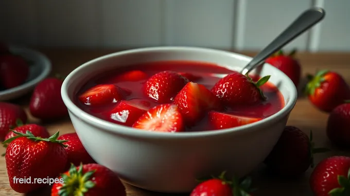 Easy Sugar Free Strawberry Syrup