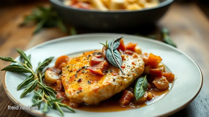 Prosciutto-Skewered Chicken with Fried Sage Leaves