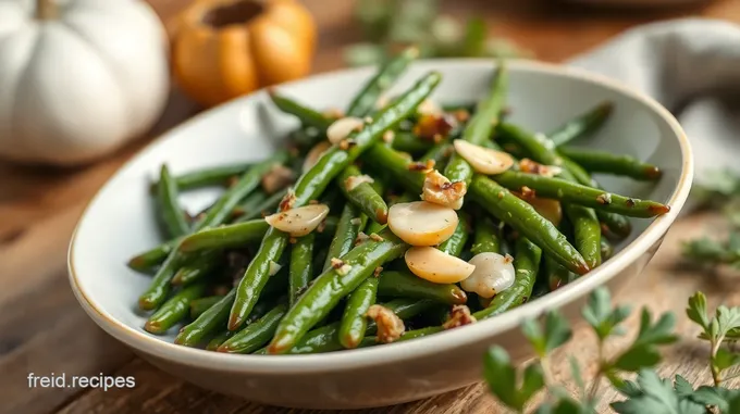 Simple Sautéed Green Beans with Garlic Flavor