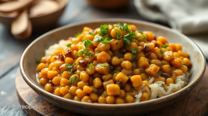 Baked Tofu Lentils with Ginger Flavor