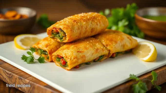 Fried Vegetable Chimichangas