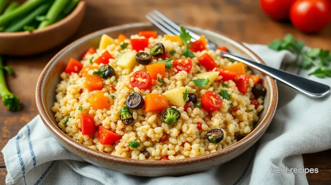 Sautéed Quinoa with Colorful Veggies Delight